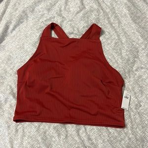 Old Navy Ribbed Long Line Swim Top